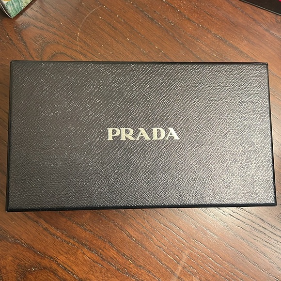 Prada Saffiano Leather Wallet in Black - Picture 13 of 14